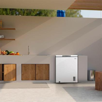 Imagem de Freezer Horizontal 1 Porta 3 Em 1 Branco 145L Midea 220V