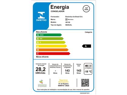 Imagem de Freezer Horizontal 143 Litros Dual Function HE150 Electrolux