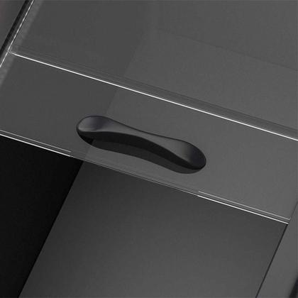 Imagem de Freezer Horizontal 295 Litros 1,09m 2 Tampas de Vidro GHD-300 LB PR All Black Gelopar - Rodízios 0C a +7C e -16C a -20C