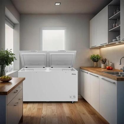 Imagem de Freezer Horizontal 500 Litros Philco 2 em 1 PFH520B 127V