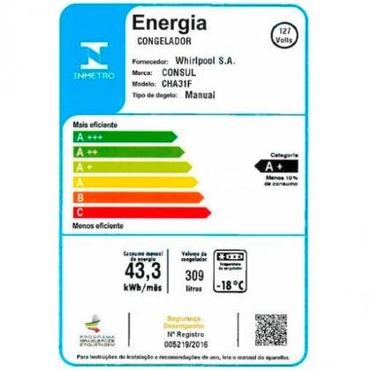 Imagem de Freezer Horizontal Consul 1 Porta CHA31FB 309L