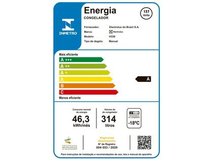 Freezer Horizontal Electrolux 1 Porta 314L - Dupla Ação H330
