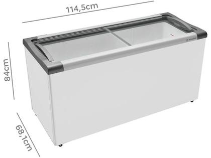 Imagem de Freezer Horizontal Metalfrio 505 Litros NF55S Branco