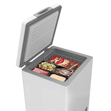 Imagem de Freezer Horizontal Midea 100 Litros Branco CFA10B1  127 Volts