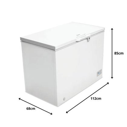 Imagem de Freezer Horizontal Midea RCFA32 295L 4 Funções 9 Opções de Temperatura com Rodízios