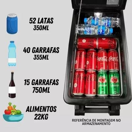 Imagem de Freezer Portátil 40lts Digital Quadrivolt 12,24,110,220 Cop DX.COLD