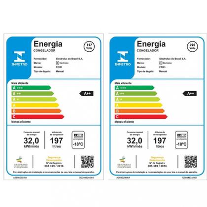 Imagem de Freezer Vertical Electrolux 1 Porta FEI23 197L