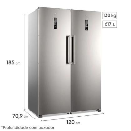 Freezer Vertical Electrolux 262L Experience com Inverter Twins cor