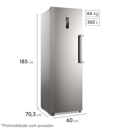 Freezer Vertical Electrolux 262L Experience com Inverter Twins cor