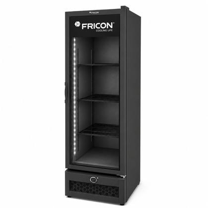 Imagem de Freezer Vertical Tripla Ação 284 Litros Fricon Porta de Vidro Total Black Vcet284-1V001 127v