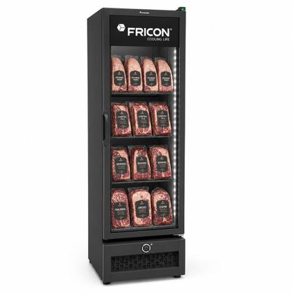 Imagem de Freezer Vertical Tripla Ação 284 Litros Fricon Porta de Vidro Total Black Vcet284-1V001 127v
