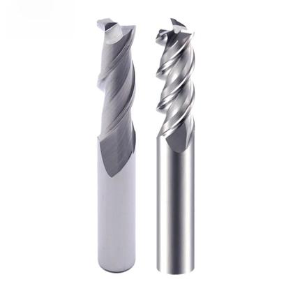 Imagem de Fresa De Alumínio, Cobre E Madeira Com 2 E 3 Lâminas HRC55 Em Aço Carbídico Não Ferroso Para