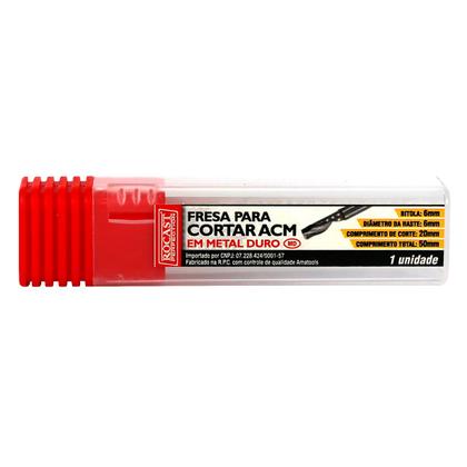 Imagem de Fresa Para Cortar Acm-Md - 6Mm - Cortar Acm - 602,0002