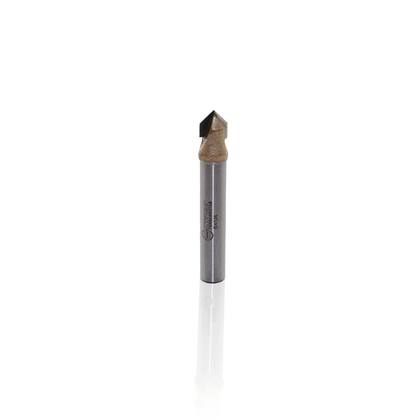 Imagem de Fresa Tupia Manual Haste 6mm Com Ponta V 90º Vídea