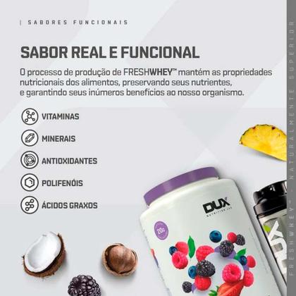 Imagem de Fresh Whey Dux 450G 3W Isolado Hidrolisado Frutas Vermelhas