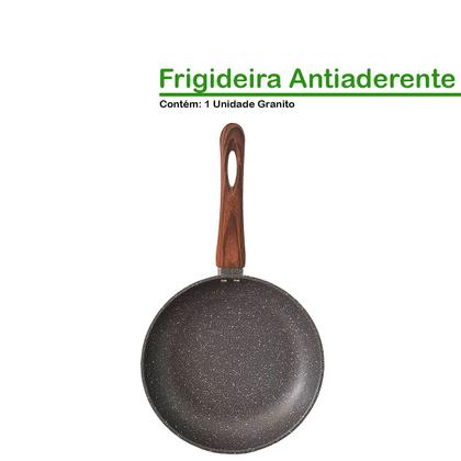 Imagem de Frigideira 20cm Revestida Nano-Cerâmico Panela Design Antiaderente Saudável Superfície Reduz Óleo