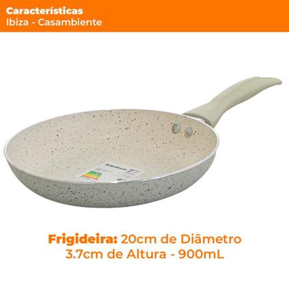 Imagem de Frigideira Antiaderente Cerâmica Ibiza 20cm Casambiente