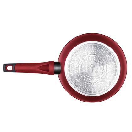Imagem de Frigideira Antiaderente para Fogão de Indução e a Gás 24 Cm Everyday Cor Vermelha Oxford