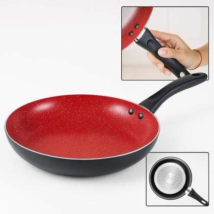 Imagem de Frigideira Cerâmica Indução/gás Frita Sem Óleo Antiaderente Cozinha Alto Desempenho