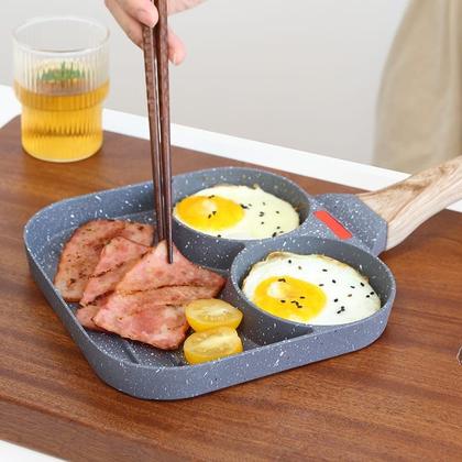 Imagem de Frigideira De Ovo Com Pedra Antiaderente / Frito / Ovo De Hamburguer / Panela Para Cozinha / Casa