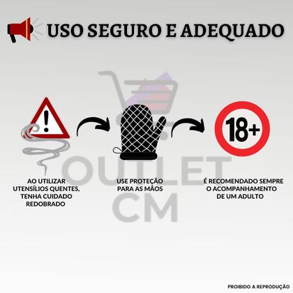 Imagem de Frigideira Francesa 22cm Preta Esplendida Alumi-Aço Linha Premium J4TECH Alumínio Antiaderente Teflon Ultra Resistente