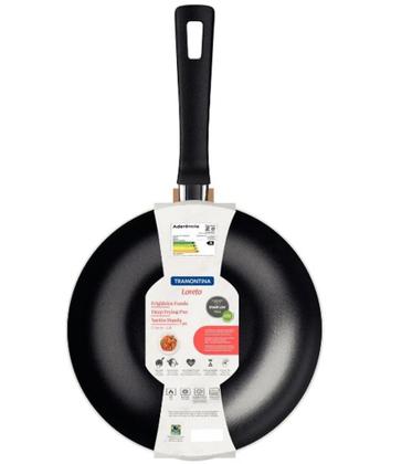 Imagem de Frigideira Funda 24 Cm Com Tampa Tramontina Loreto Black