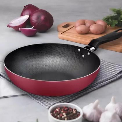 Imagem de Frigideira Funda Tramontina 24cm Wok Loreto Antiaderente Com Tampa