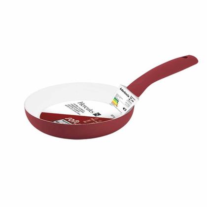 Imagem de Frigideira Hercules Antiaderente 24cm Indução Ceramico Vermelho