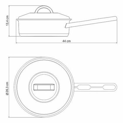 Imagem de Frigideira Inox Fundo Triplo Tramontina 62500/240