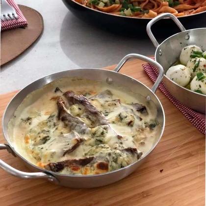 Imagem de Frigideira Pergaminho C/Alça Parmegiana Porção Nº16 Aluminio