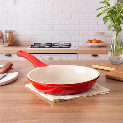 Imagem de Frigideira Revestimento Cerâmico Indução E Gás 24CM CookChef