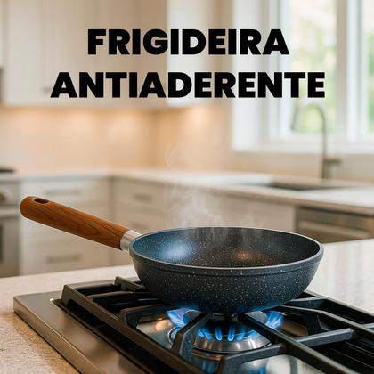 Imagem de Frigideira Sem Tampa Indução Gás Vitrocerâmico Elétricos Antiaderente Cozinha