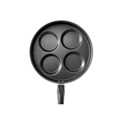 Imagem de Frigideira Teflon 4 Ovos hamburgueres Rose Linha Premium J4TECH Alumínio Antiaderente Teflon Ultra Resistente 