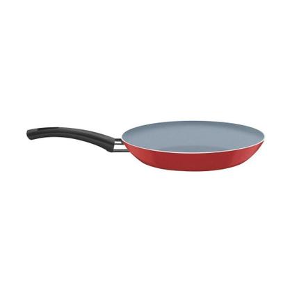 Imagem de Frigideira Tramontina 24cm 1,2l Em Alumínio Interno Cerâmico Externo Silicone Vermelho Tramontina