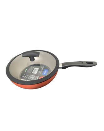 Imagem de Frigideira Wok Com Tampa Antiaderente Garlic 24cm Terracota Brinox
