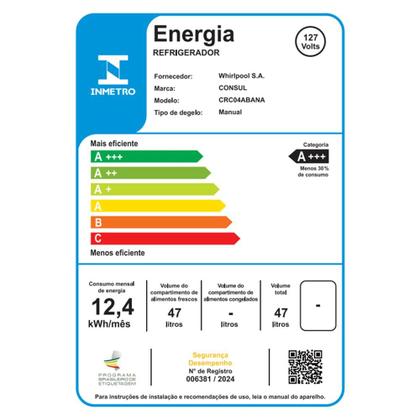 Imagem de Frigobar 47 litros Consul Branco - CRC04AB