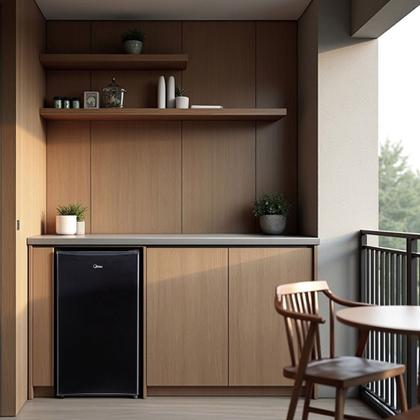 Imagem de Frigobar 93 Litros Black Edition Inverter Bivolt Midea