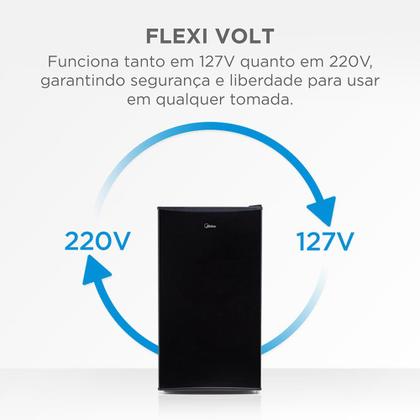 Imagem de Frigobar 93 Litros Black Edition Inverter Bivolt Midea