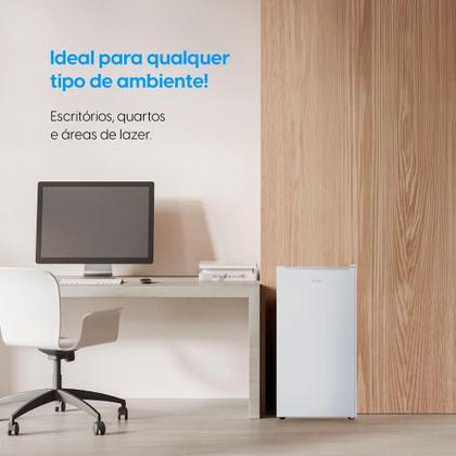 Imagem de Frigobar 93 Litros Elgin Porta Reversível Compartimento Extra Frio BAFN093D1NA Branco 110V