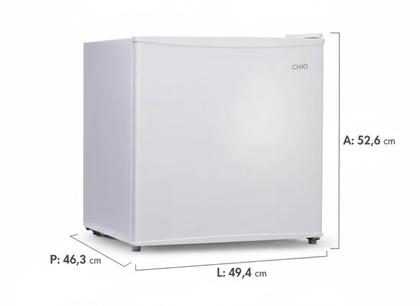 Imagem de Frigobar Branco 46l Litros Frost Free Com Porta Reversível Prateleira De Vidro Qrd02b2w CHiQ