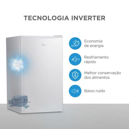Imagem de Frigobar Branco 93L Inverter Bivolt Midea