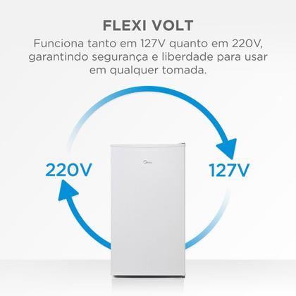 Imagem de Frigobar Branco 93L Inverter Bivolt Midea