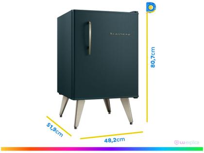 Imagem de Frigobar Brastemp 76L Verde Retrô BRA08HN