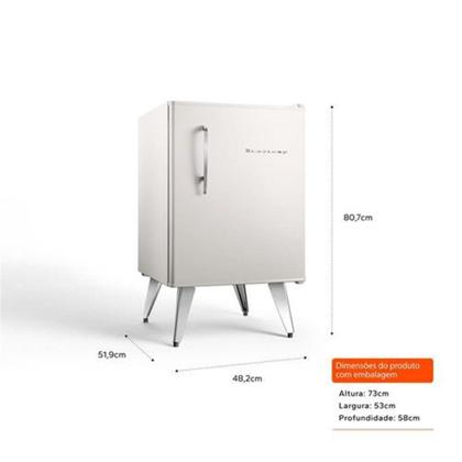 Imagem de Frigobar Brastemp Retrô Branco BRA08HB, 76 litros
