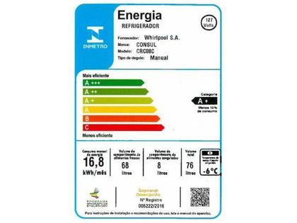 Imagem de Frigobar Compacto Consul 76 Litros Branco CRC08CB  110V