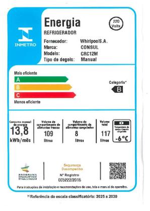 Imagem de Frigobar Consul 117 Litros Branca com Gaveta Multiuso - CRC12MB