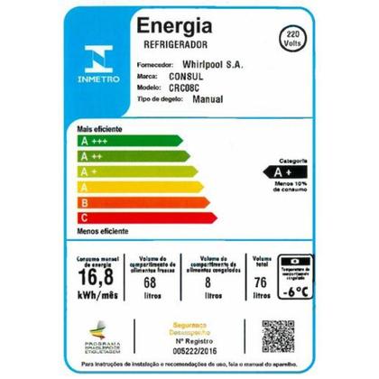 Imagem de Frigobar Cônsul CRC08C 76L