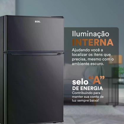 Imagem de Frigobar Duplex EOS EFB140D 88 Litros Preto 110V