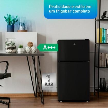 Imagem de Frigobar Duplex HQ 90 Litros Preto HQ-90RDF