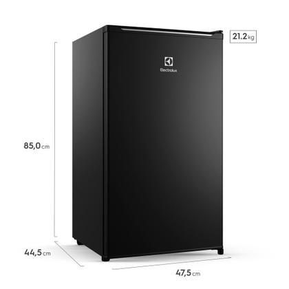 Imagem de Frigobar Electrolux 90L Efficient com Controle de Temperatura Preto (EM90B)